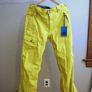 686 Neon Yellow Ski/Snow Pants